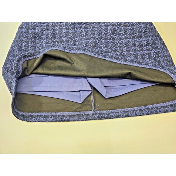 LADY HAGEN Women's Large Blue Knit‎ Golf Skort Skirt With Shorts & Pockets EUC - Picture 4 of 9